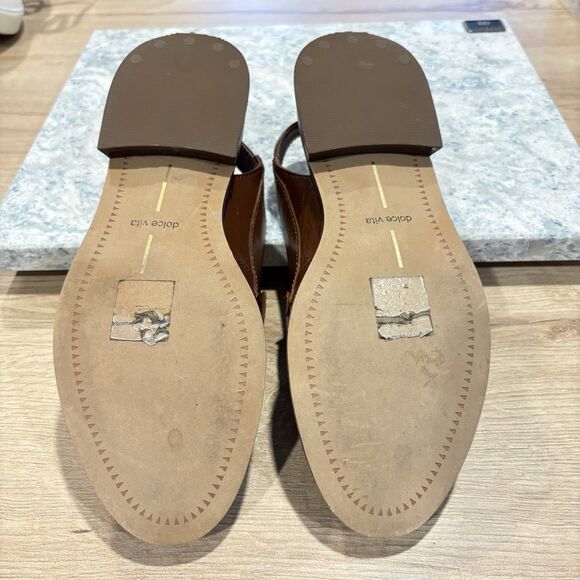 Dolce Vita Women's Hardi Slingback Heel Brown Sandal Loafer, casual Size 5.5 - Picture 7 of 7